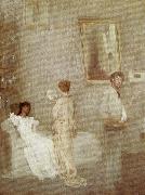James Abbott McNeil Whistler The Artist in His Studio oil on canvas